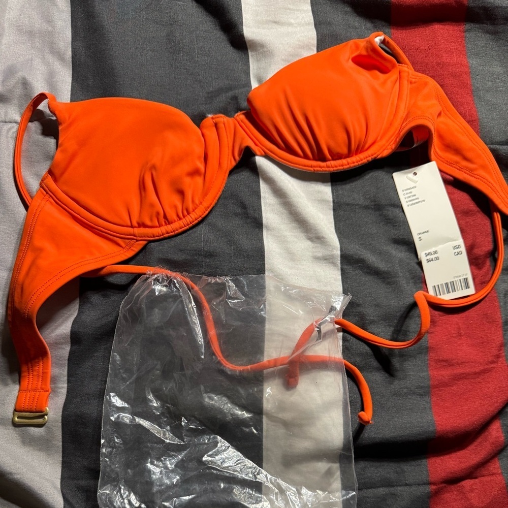Urban Outfitters Orange Bikini Top